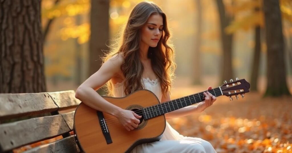 How to Choose the Perfect Guitar for Beginners Girl playing guitar