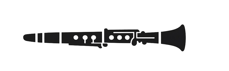 logo em Formato de Clarinete