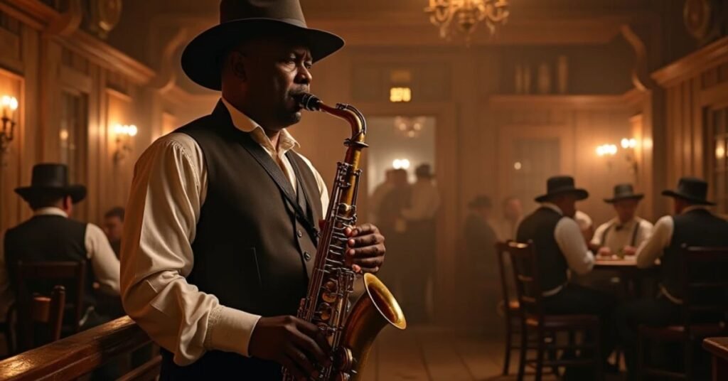 man playing jazz Man playing jazz